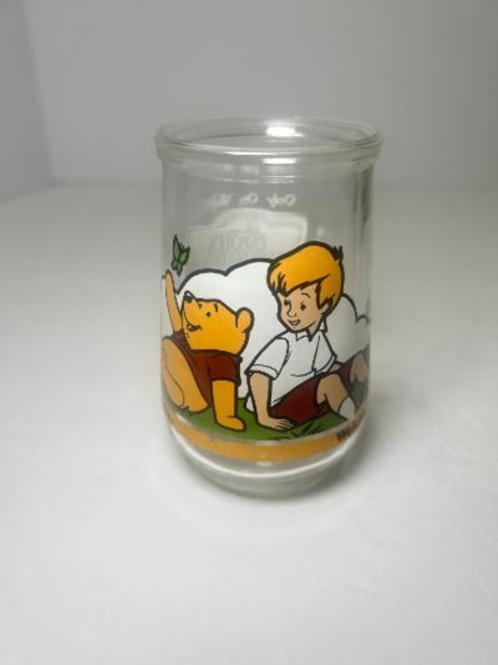 Winnie The Pooh's Grand Adventure Welch's Jelly Glass Christopher Robin Disney